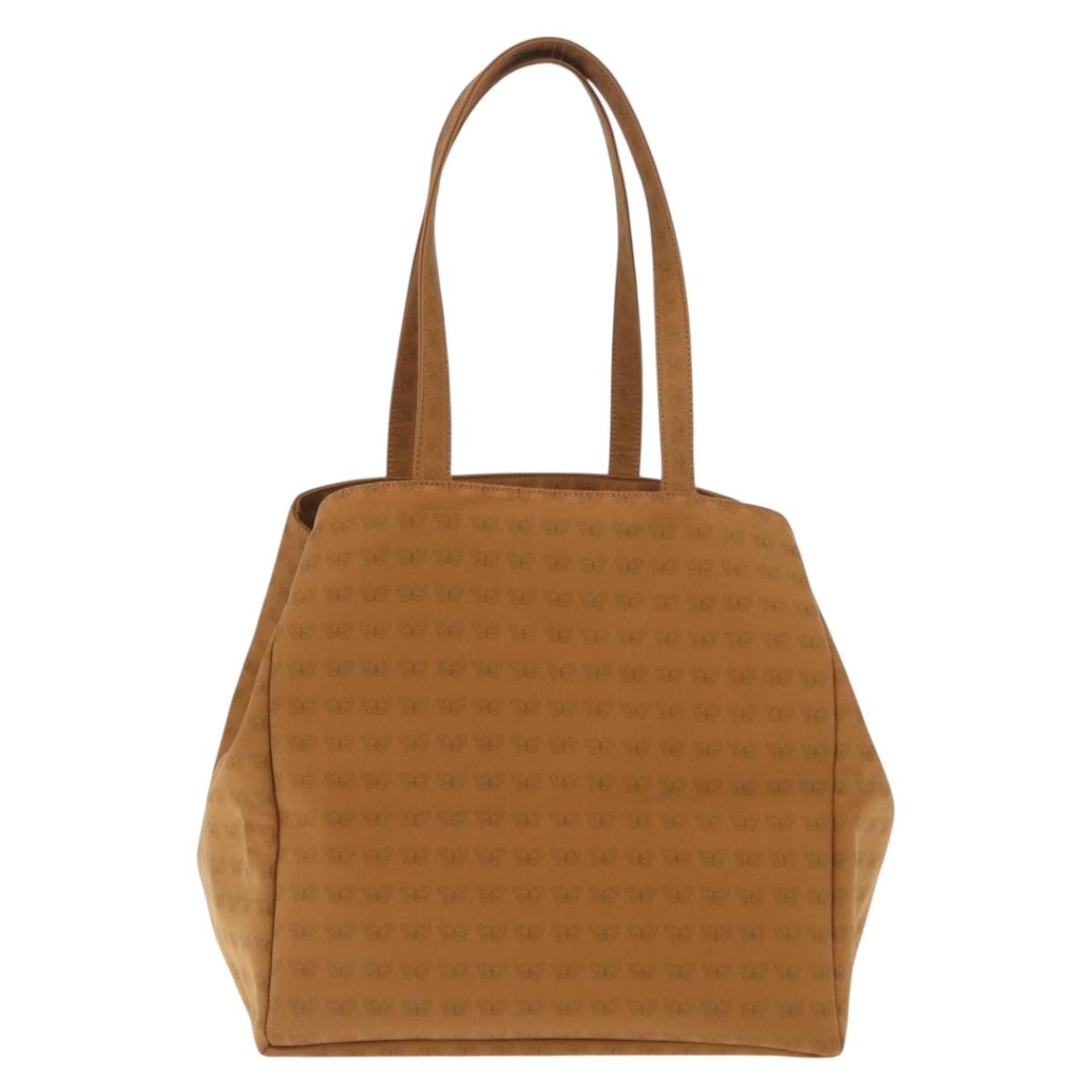 Bottega Veneta Vintage Tote Bag Canvas, BROWN, CANVAS, Tote bag