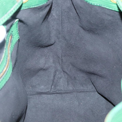 Louis Vuitton Petit Noe Handbag Epi Leather, GREEN, LEATHER, Handbag