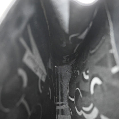 Salvatore Ferragamo Gancini Convertible Top Handle Bag Suede, BLACK, LEATHER, Handbag