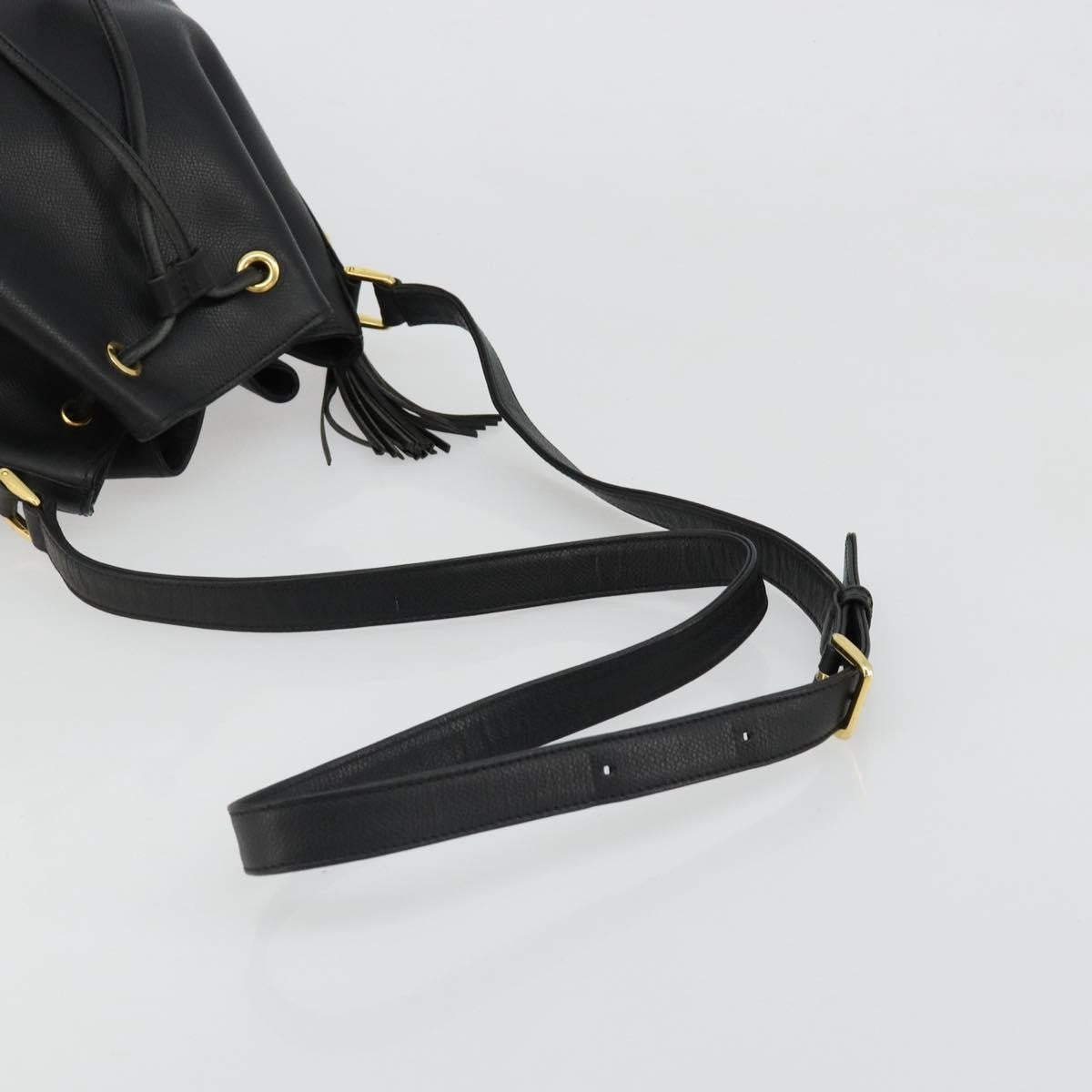 Valentino Garavani Vintage shoulder bag Leather, Black, Leather, Shoulder Bag