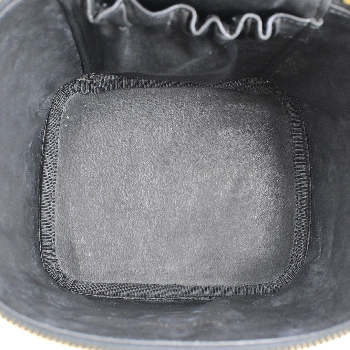 Chanel Vintage Timeless Vanity Case Caviar, BLACK, CALFSKIN, Handbag