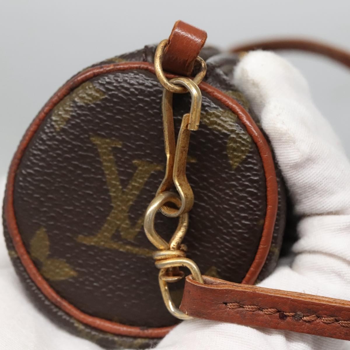 Louis Vuitton Papillon Pochette Monogram Canvas, BROWN, CANVAS, Handbag