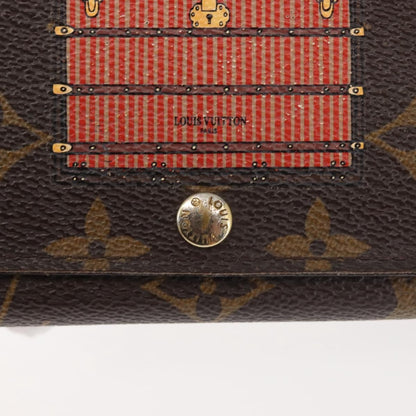 Louis Vuitton Vintage Sarah Wallet Monogram Canvas, BROWN, CANVAS, Wallets