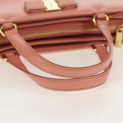 Salvatore Ferragamo Vala Handbag Leather, PINK, LEATHER, Handbag