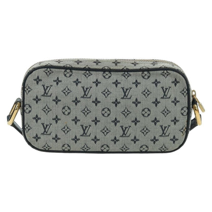 Louis Vuitton Juliette Crossbody Bag Mini Lin, BLUE, CANVAS, Shoulder bag