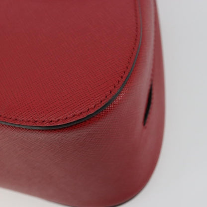 Prada Sidonie Top Handle Bag Saffiano Leather, Red, Leather, Handbag