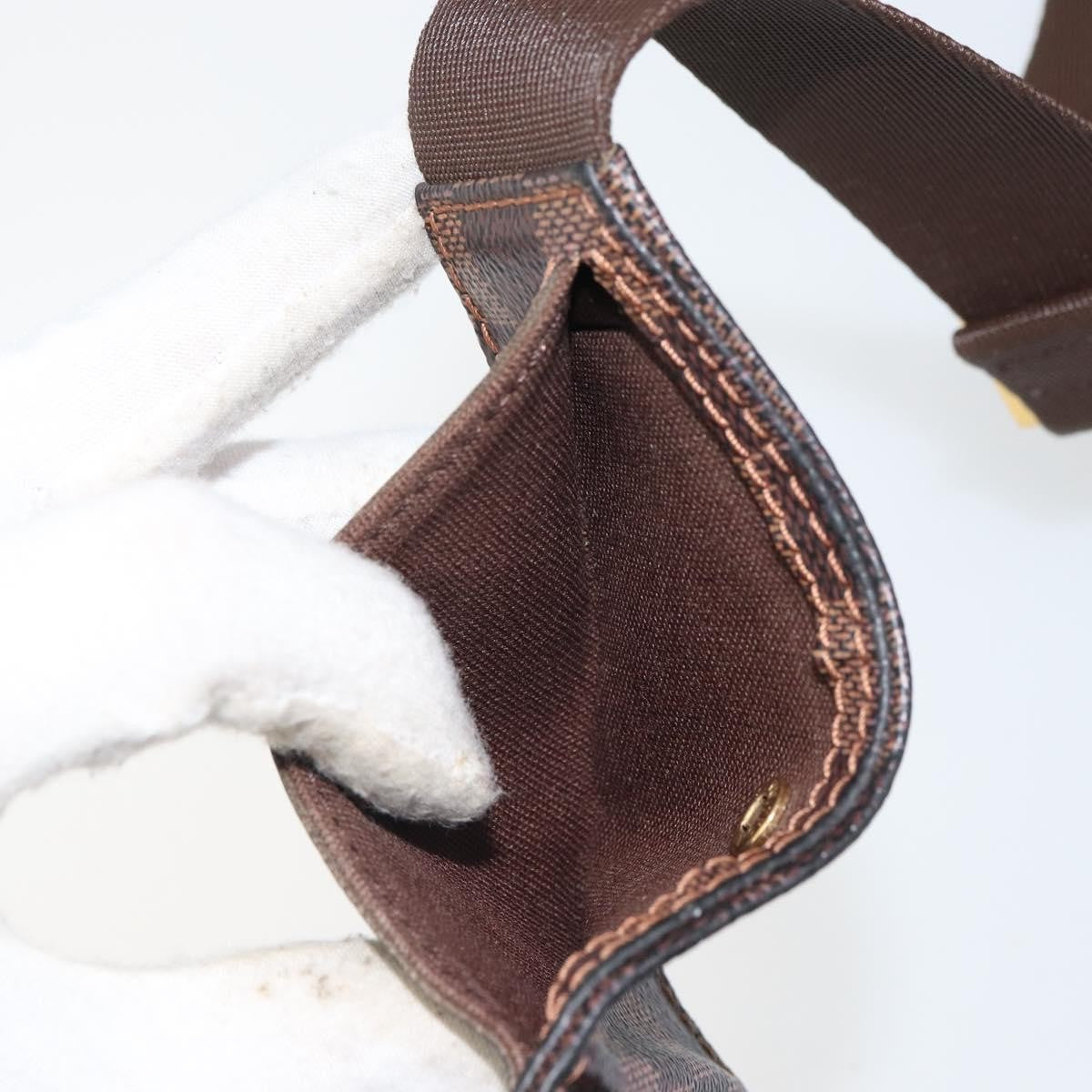 Louis Vuitton Geronimos Waist Bag Damier, BROWN, CANVAS, Clutche & pouche