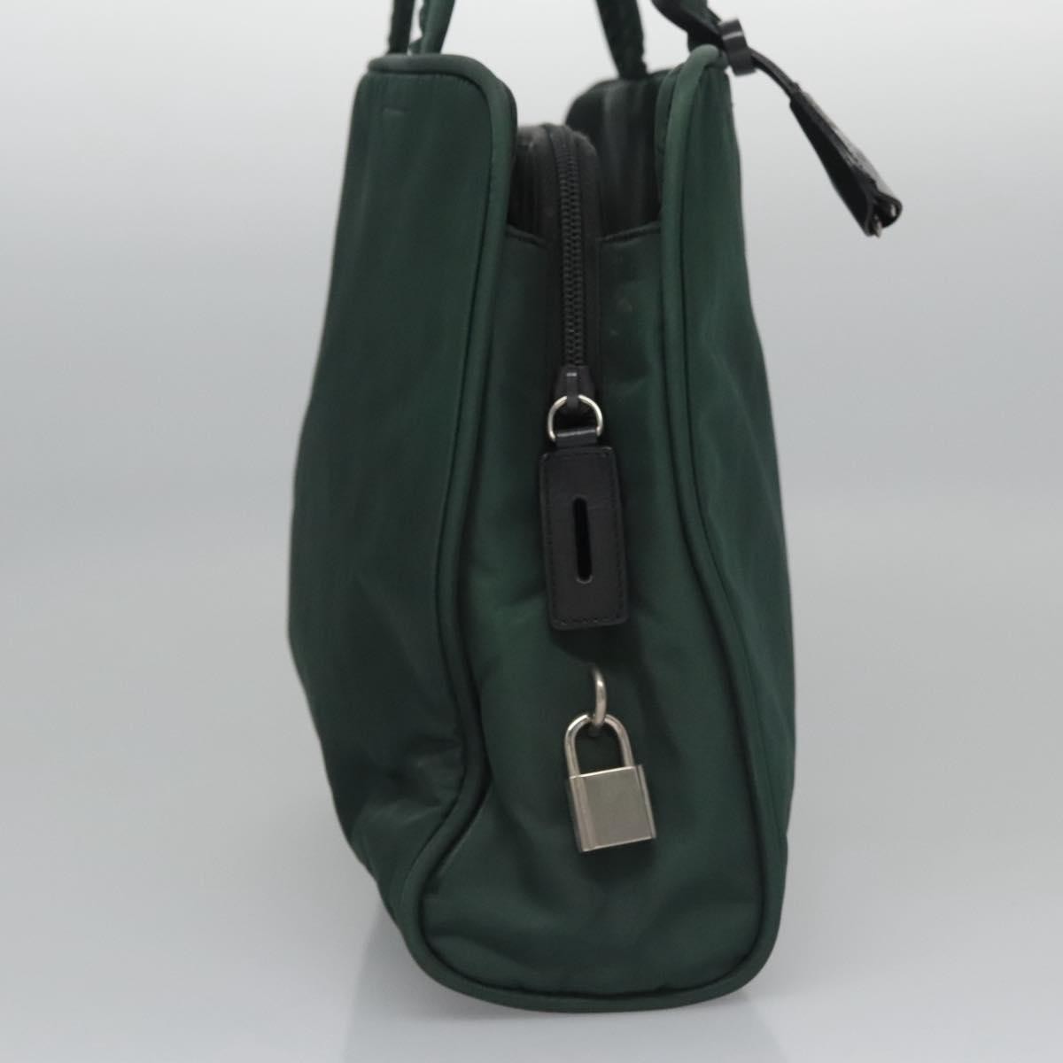 Prada Vintage Handbag Tessuto, GREEN, NYLON, Handbag