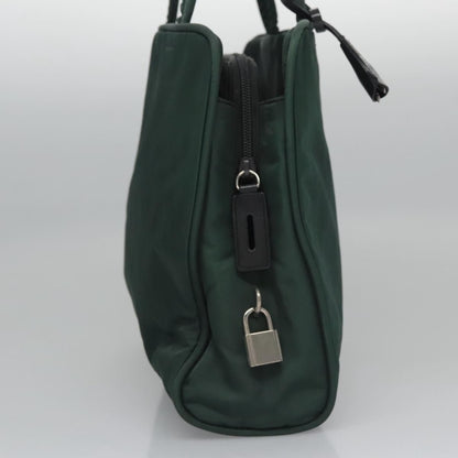 Prada Vintage Handbag Tessuto, GREEN, NYLON, Handbag