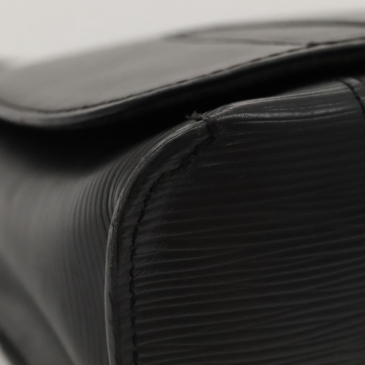 Louis Vuitton Harrington Messenger Bag Epi Leather, BLACK, LEATHER, Crossbody bag