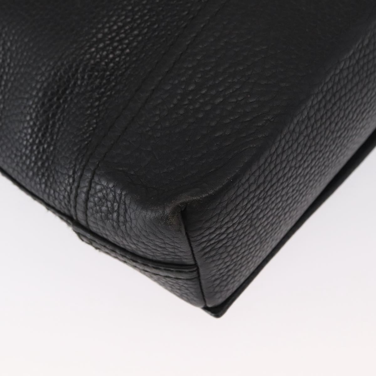 Bally Vintage Shoulder Bag Leather, BLACK, LEATHER, Shoulder bag