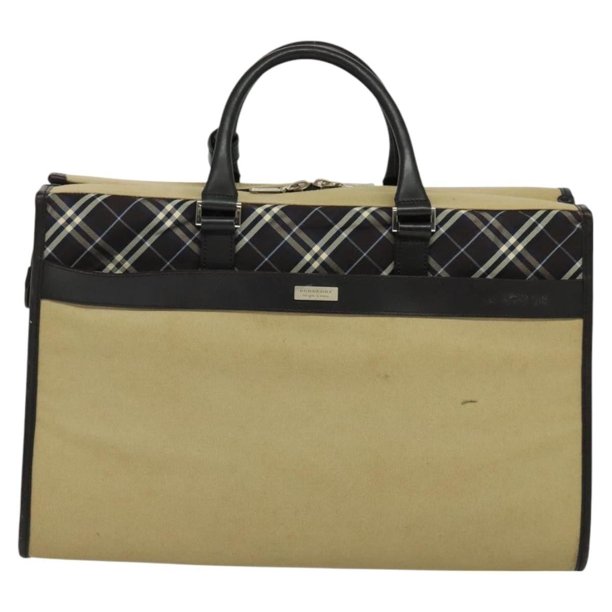 Burberry Blue Label Tote Bag Canvas, BEIGE, CANVAS, Tote bag