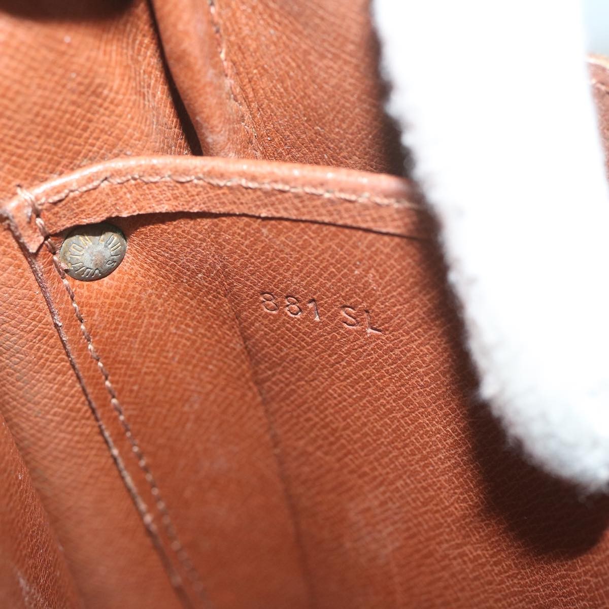 Louis Vuitton Cartouchiere Handbag Monogram Canvas, BROWN, CANVAS, Handbag