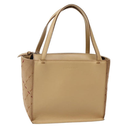 Burberry Vintage Handbag Leather, BEIGE, LEATHER, Handbag
