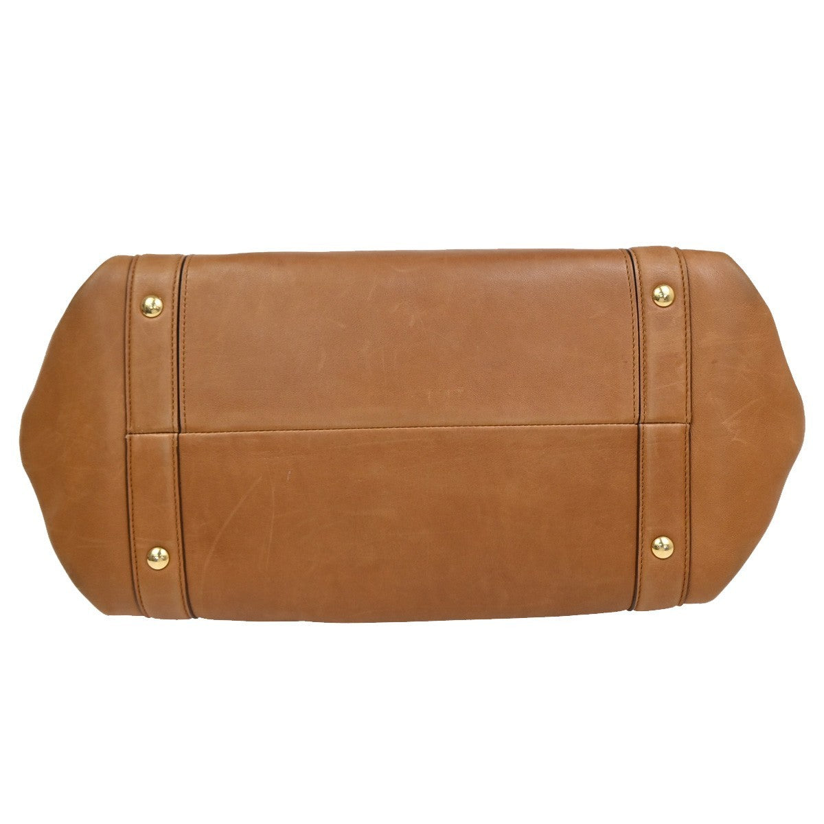 Salvatore Ferragamo Suzanna Satchel Smooth Leather, Brown, Leather, Handbag