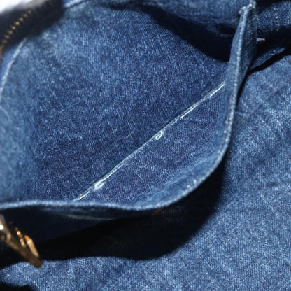 Prada Canapa Tote Denim, BLUE, CANVAS, Tote bag