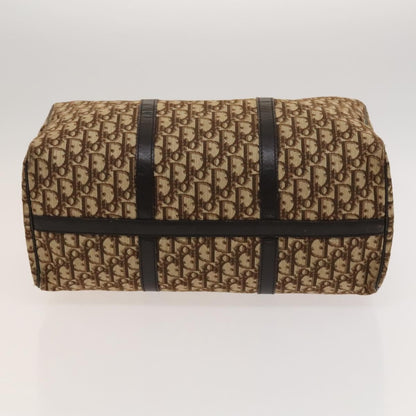 Christian Dior Vintage Trotter Boston Bag Diorissimo Canvas, BROWN, CANVAS, Handbag