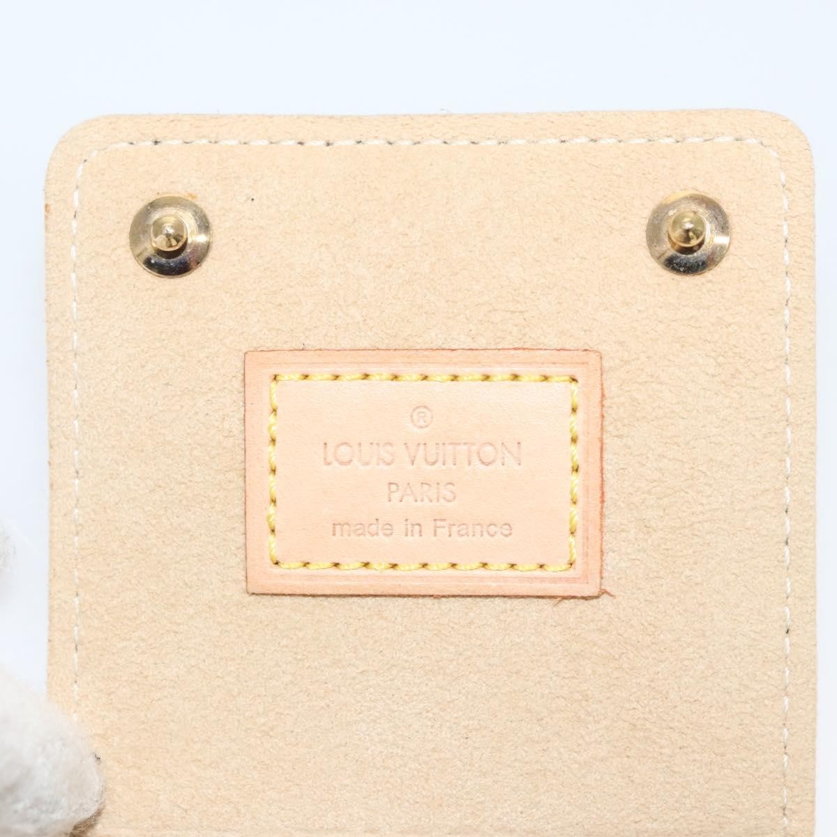 Louis Vuitton CASE JEWELRY BOX Canvas, BROWN, CANVAS, Wallets