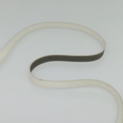 Christian Dior Vintage Honeycomb Flap Crossbody Bag Coated Canvas, WHITE, CANVAS, Crossbody bag