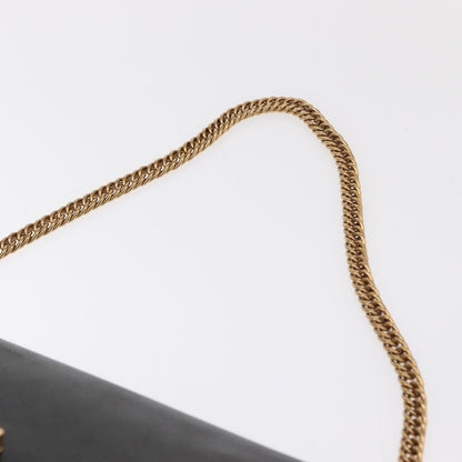 Givenchy GV3 Flap Bag Leather, BLACK, LEATHER, Shoulder bag