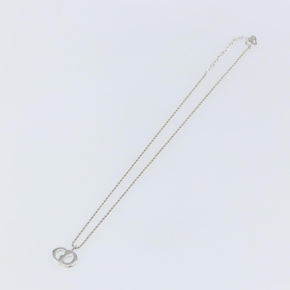 Christian Dior CD Logo necklace Metal, SILVER, METAL, Necklace