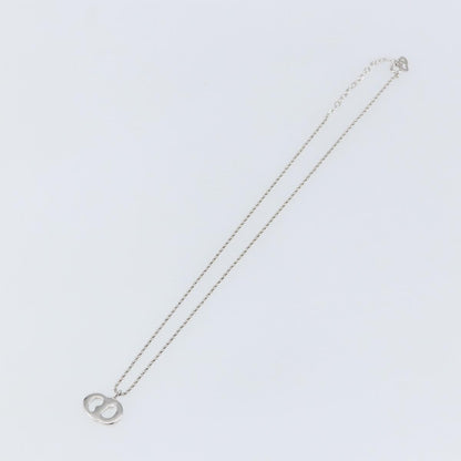 Christian Dior CD Logo necklace Metal, SILVER, METAL, Necklace