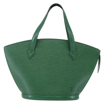 Louis Vuitton Saint Jacques Handbag Epi Leather, GREEN, LEATHER, Shoulder bag