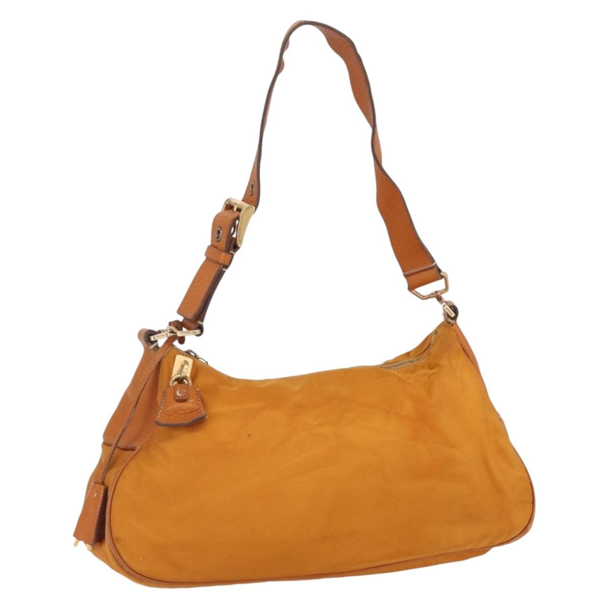 Prada Vintage Shoulder Bag Tessuto, ORANGE, NYLON, Shoulder bag