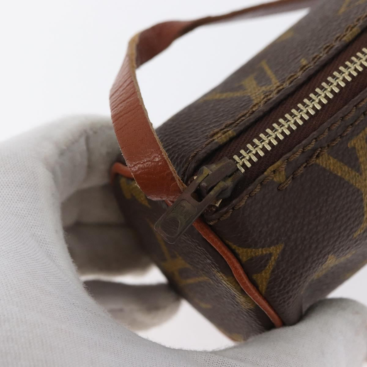 Louis Vuitton Papillon Pochette Monogram Canvas, BROWN, CANVAS, Clutche & pouche