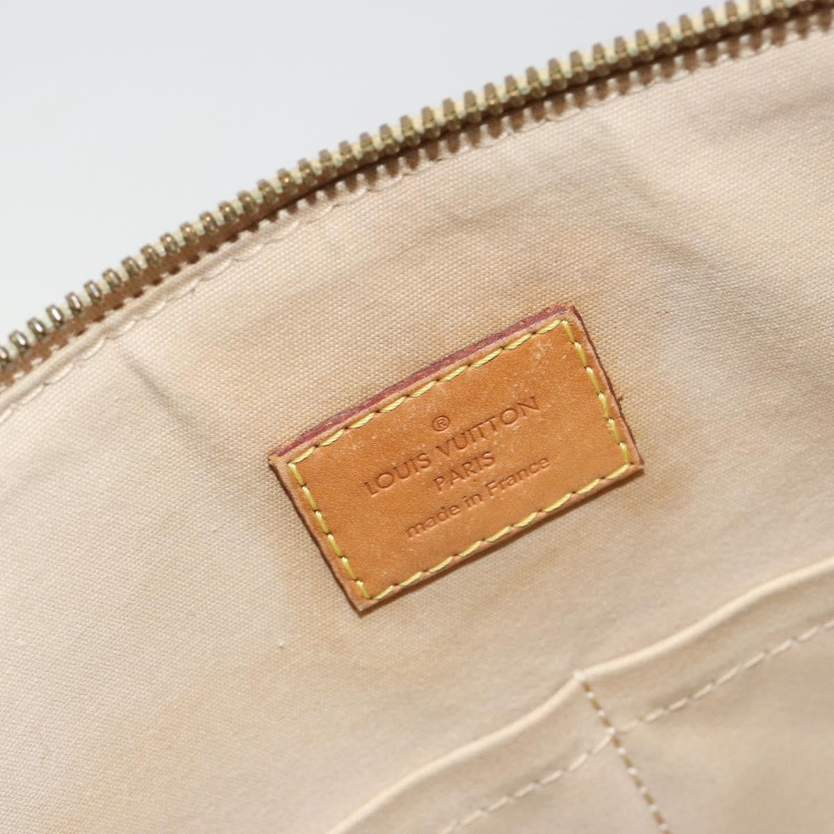 Louis Vuitton Montebello Handbag Monogram Vernis, Beige, Patent Leather, Handbag