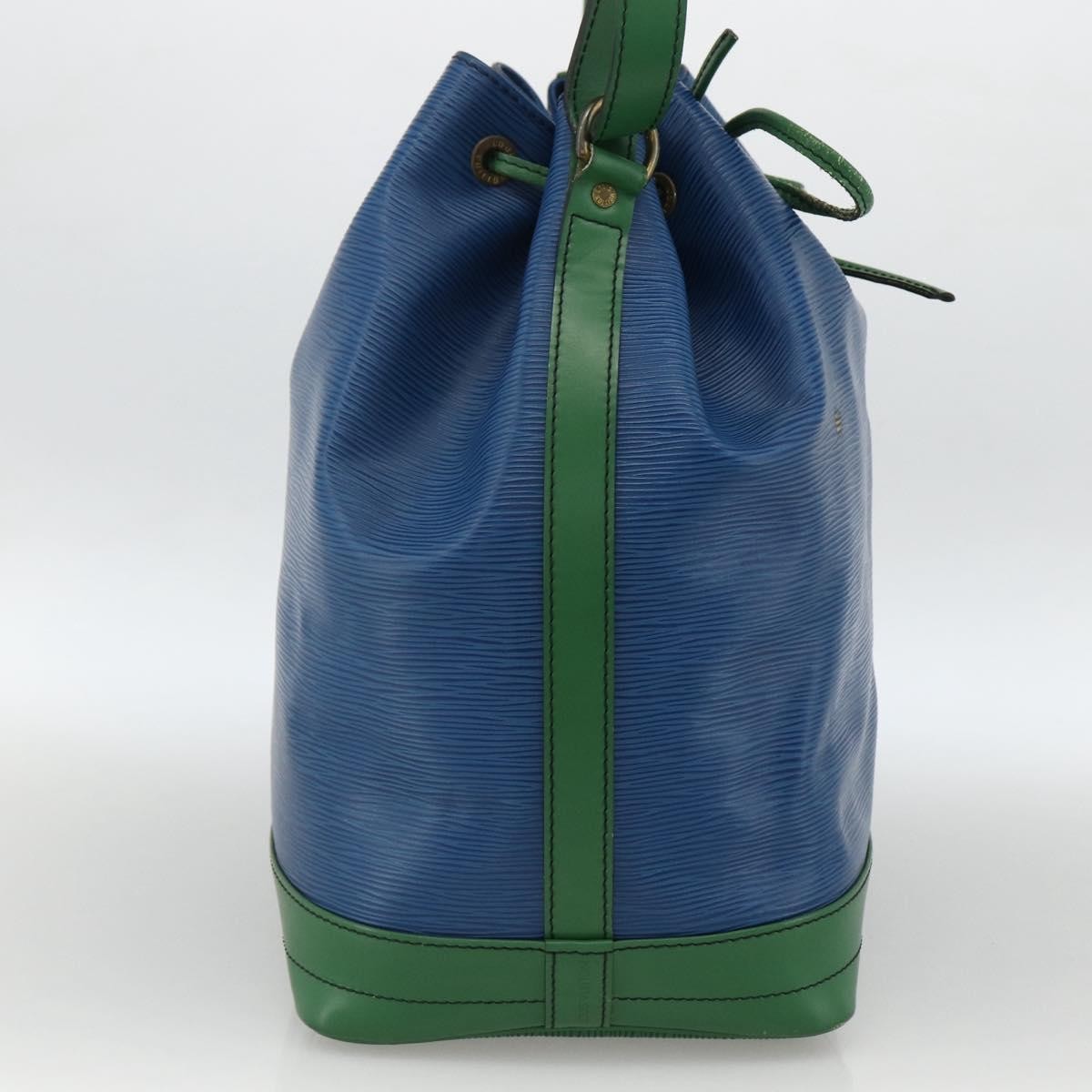 Louis Vuitton Bicolor Noe Handbag Epi Leather, Blue, Leather, Shoulder Bag