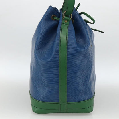 Louis Vuitton Bicolor Noe Handbag Epi Leather, Blue, Leather, Shoulder Bag