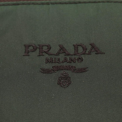 Prada Vintage Tote Tessuto, Khaki, Nylon, Tote Bag