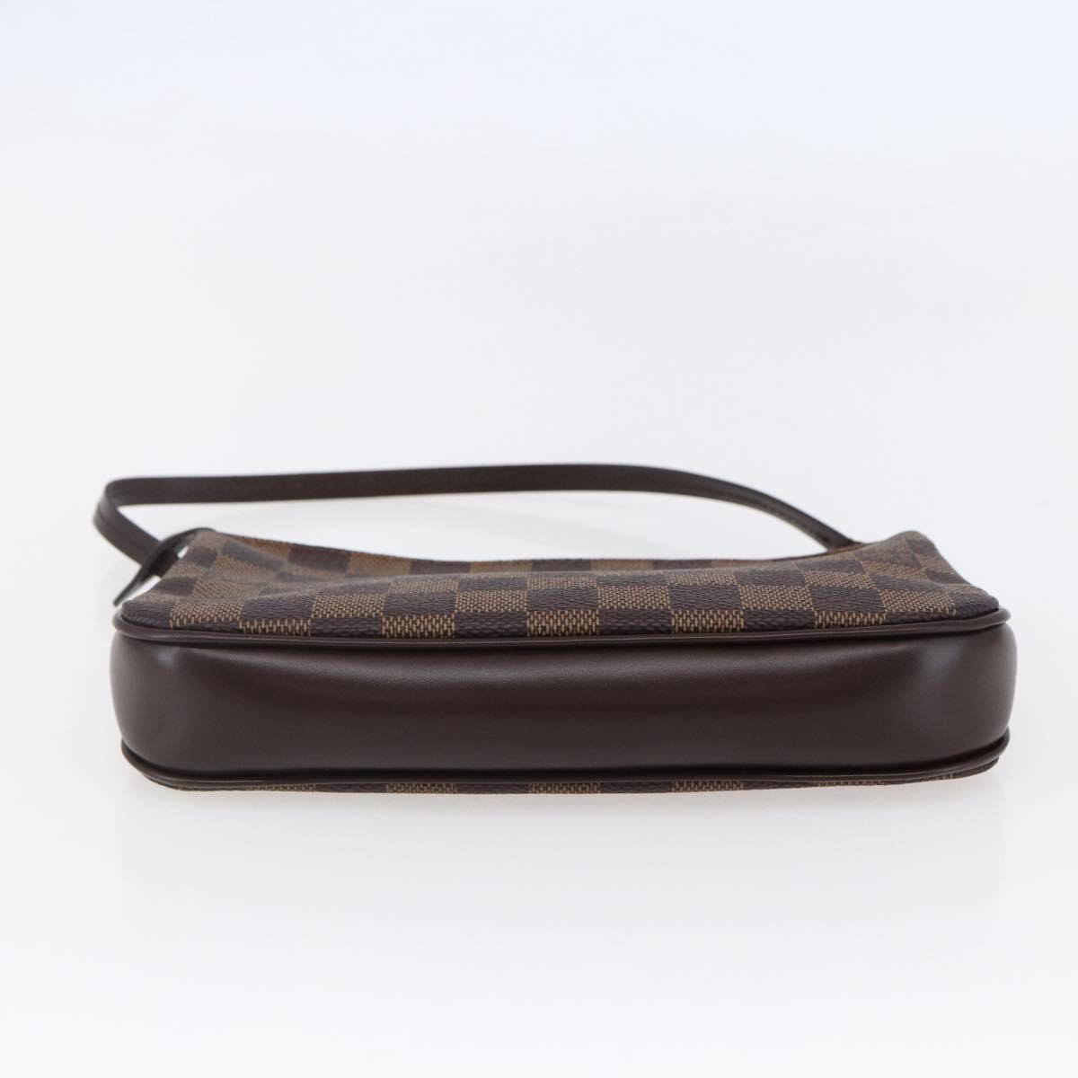 Louis Vuitton Navona Pochette Accessoires Damier, BROWN, CANVAS, Clutche & pouche