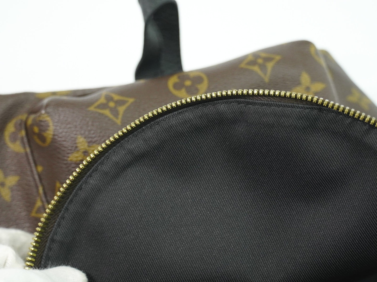 Louis Vuitton Palm Springs Backpack Monogram Canvas, BROWN, CANVAS, Backpack