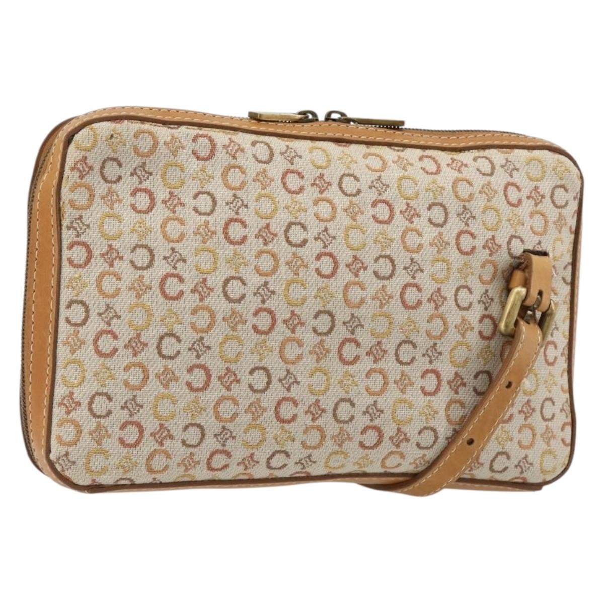 Celine Vintage Macadam Shoulder Bag Canvas, Multicolour, Canvas, Shoulder Bag