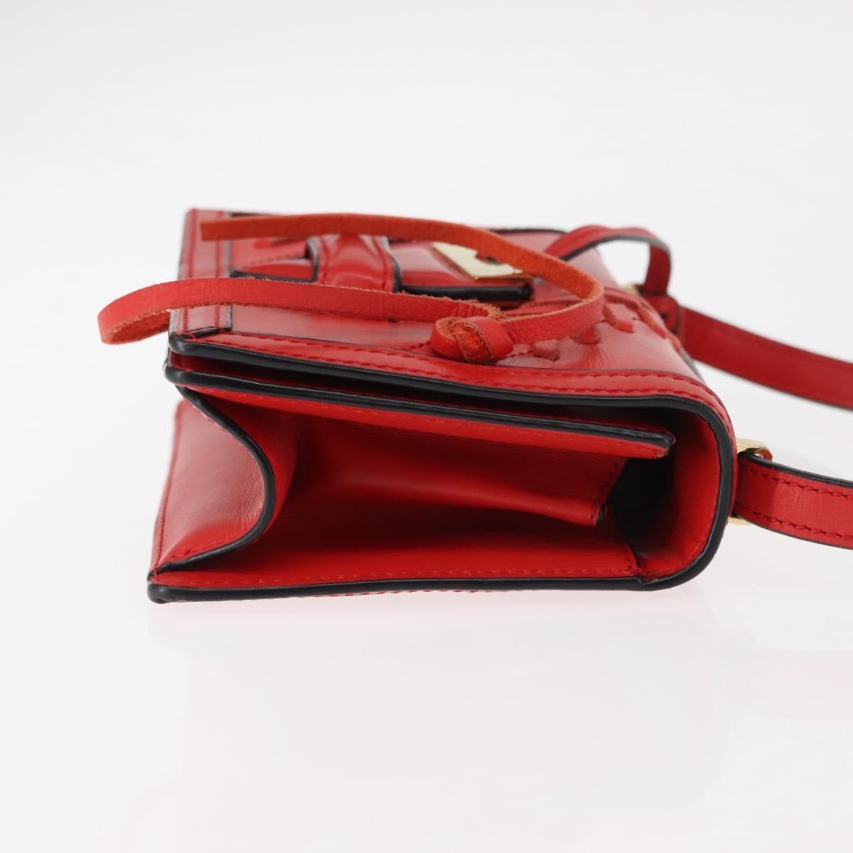 Loewe Barcelona Shoulder Bag Leather, RED, LEATHER, Shoulder bag