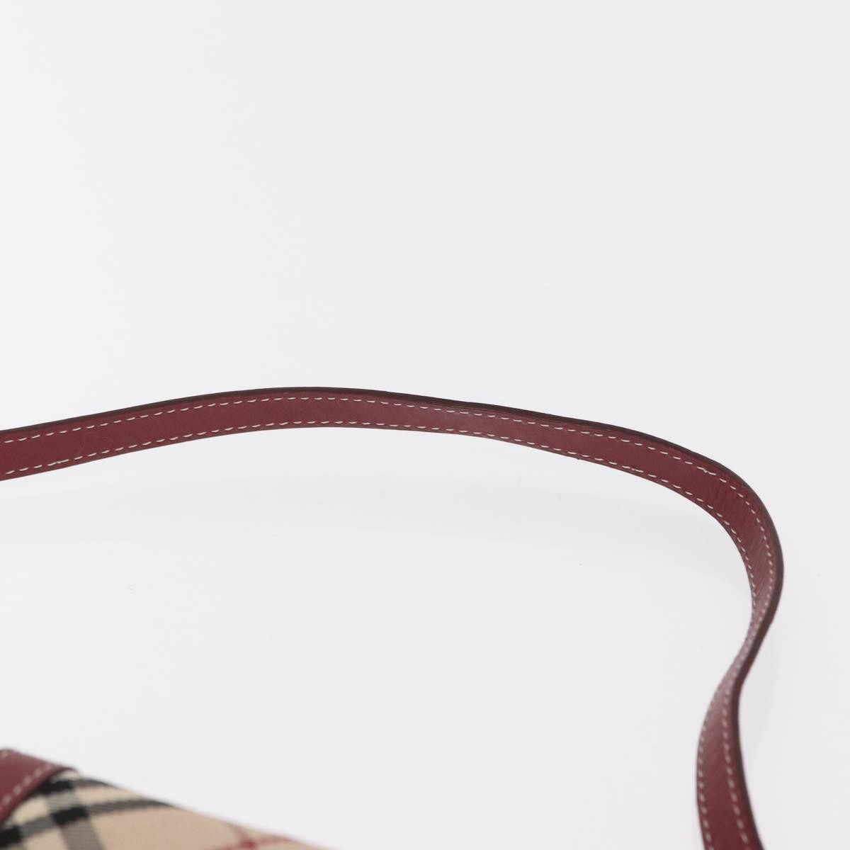 Burberry Waist Bag Vintage Check Canvas, BEIGE, CANVAS, Clutche & pouche