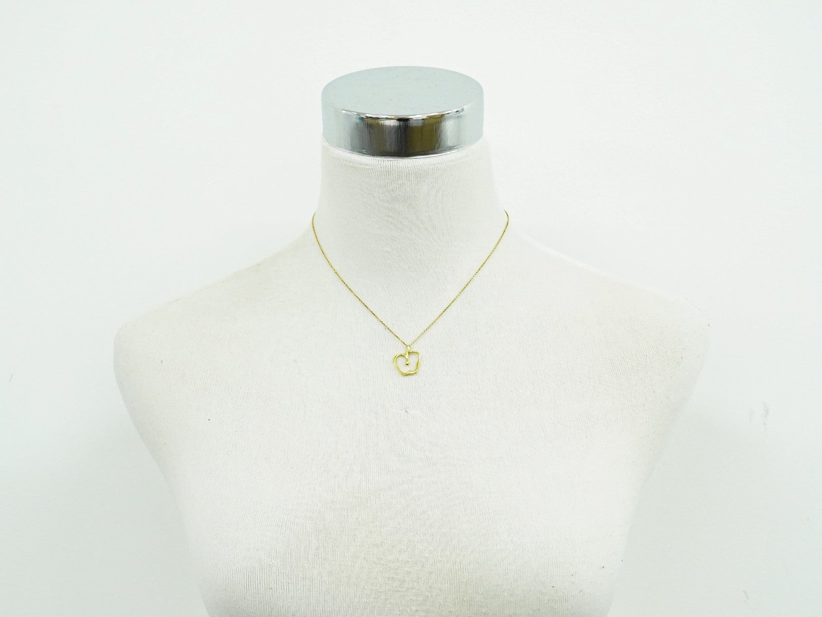 Tiffany & Co. Elsa Peretti Apple Pendant Necklace 18K Yellow Gold, GOLD, YELLOW_GOLD, Necklace