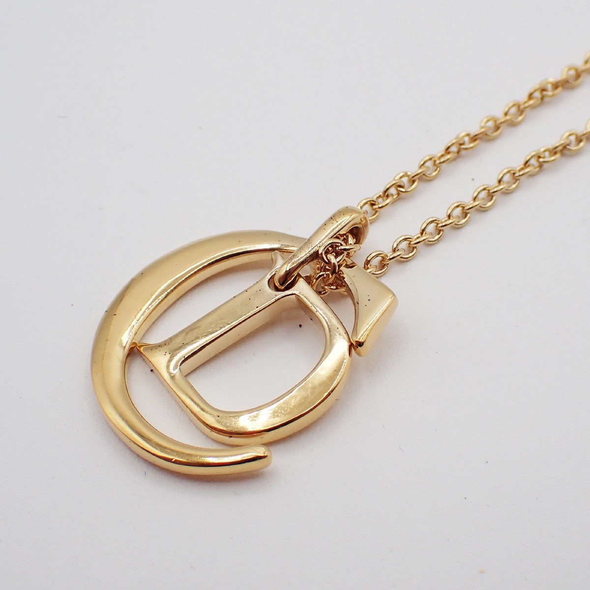 Christian Dior CD Logo necklace Metal, GOLD, GOLD_PLATED, Necklace