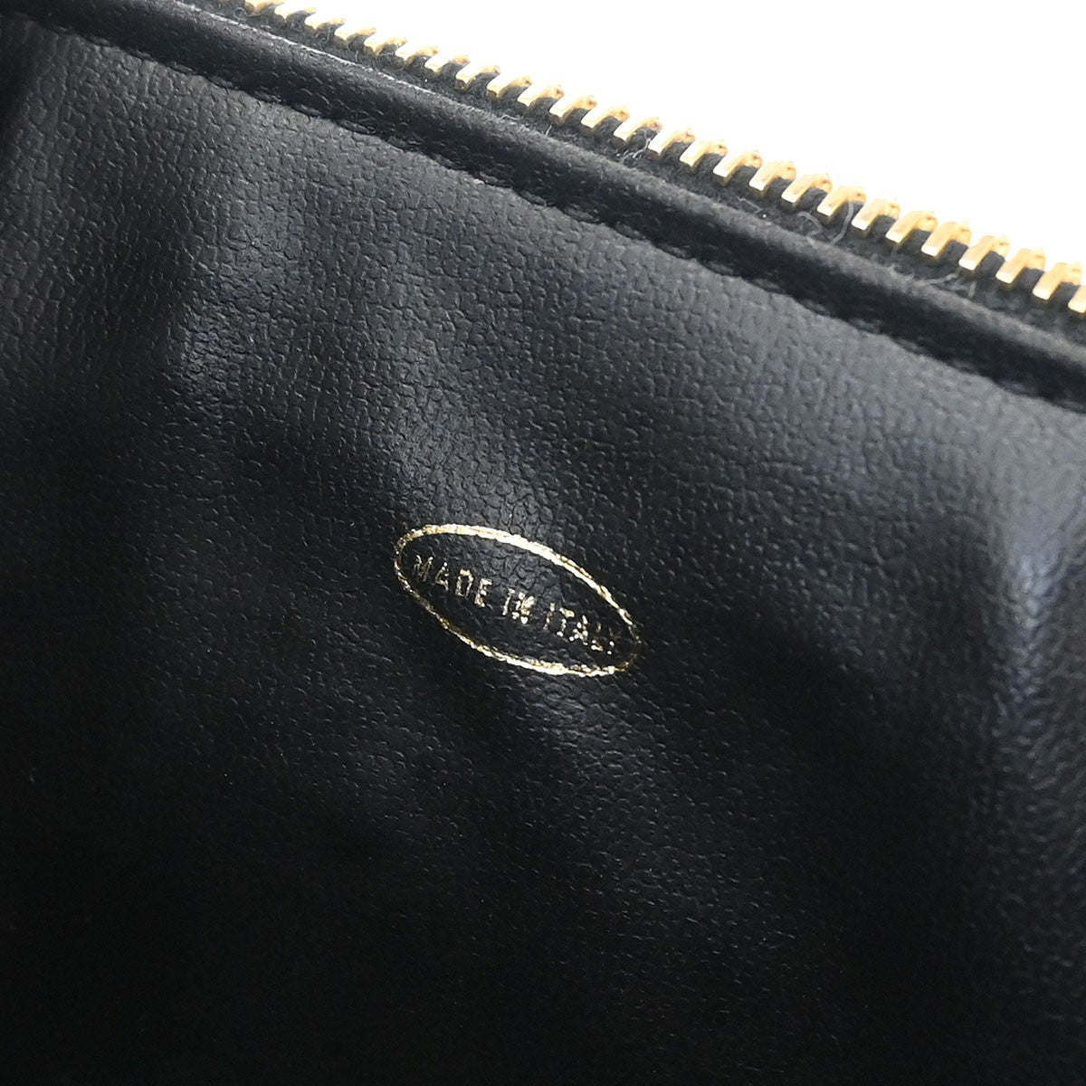 Chanel Vintage Timeless Cosmetic Case Caviar, BLACK, LEATHER, Handbag