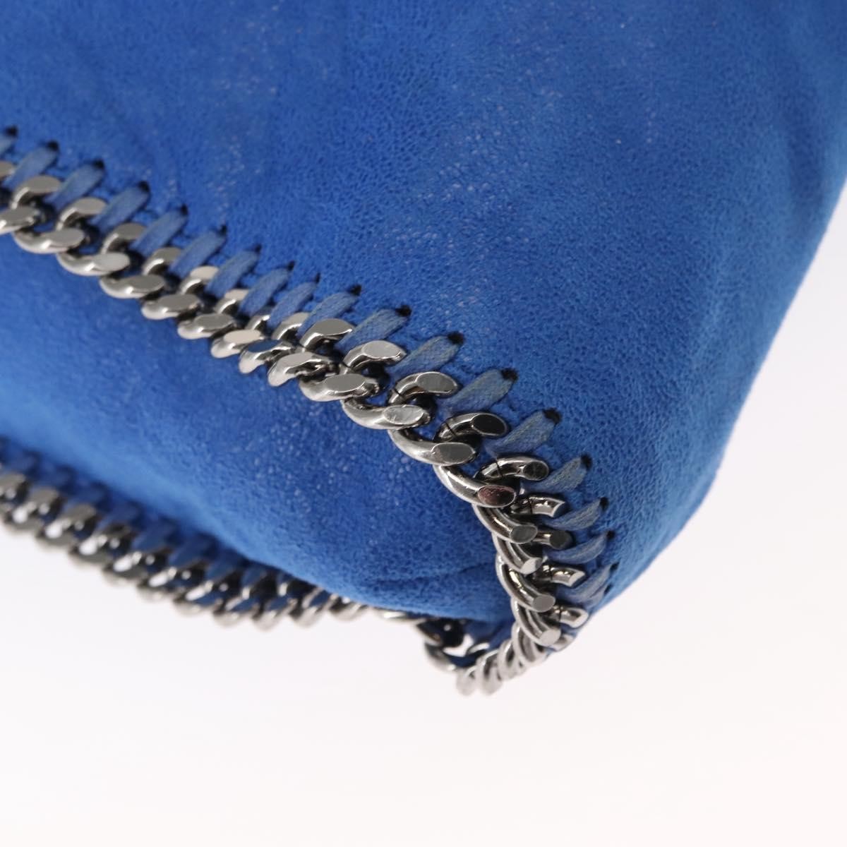 Stella McCartney Falabella Tote Shaggy Deer, BLUE, POLYESTER, Tote bag