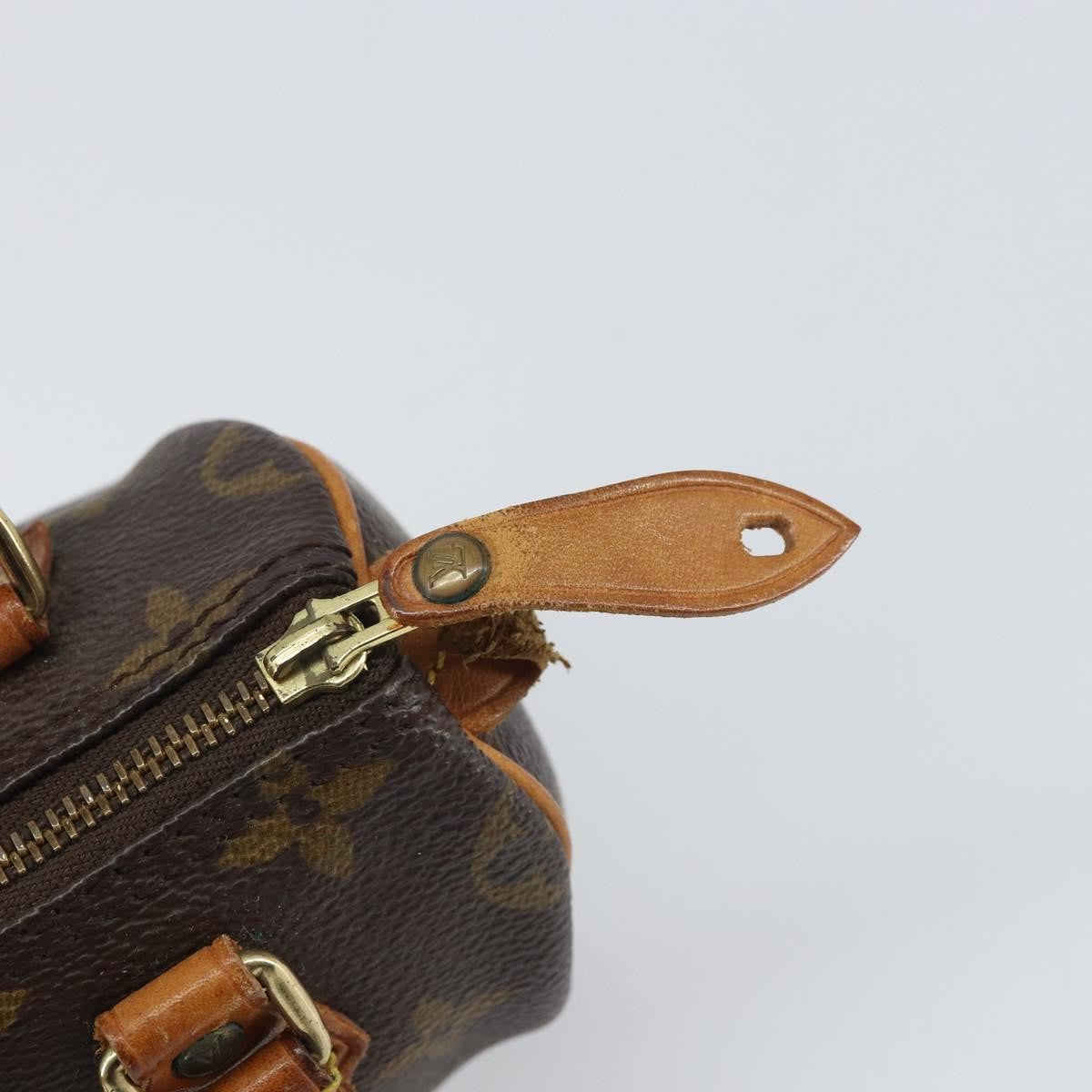 Louis Vuitton Speedy Mini HL Handbag Monogram Canvas, BROWN, CANVAS, Handbag