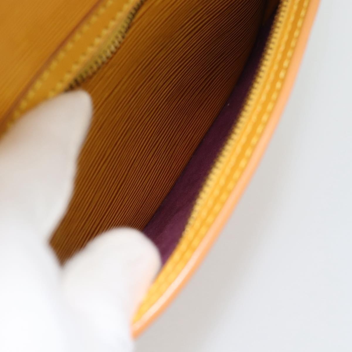 Louis Vuitton Gobelins Backpack Epi Leather, Yellow, Leather, Backpack