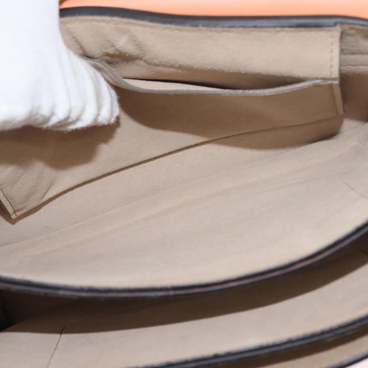 Chloe Faye Shoulder Bag Leather and Suede, BEIGE, LEATHER, Shoulder bag