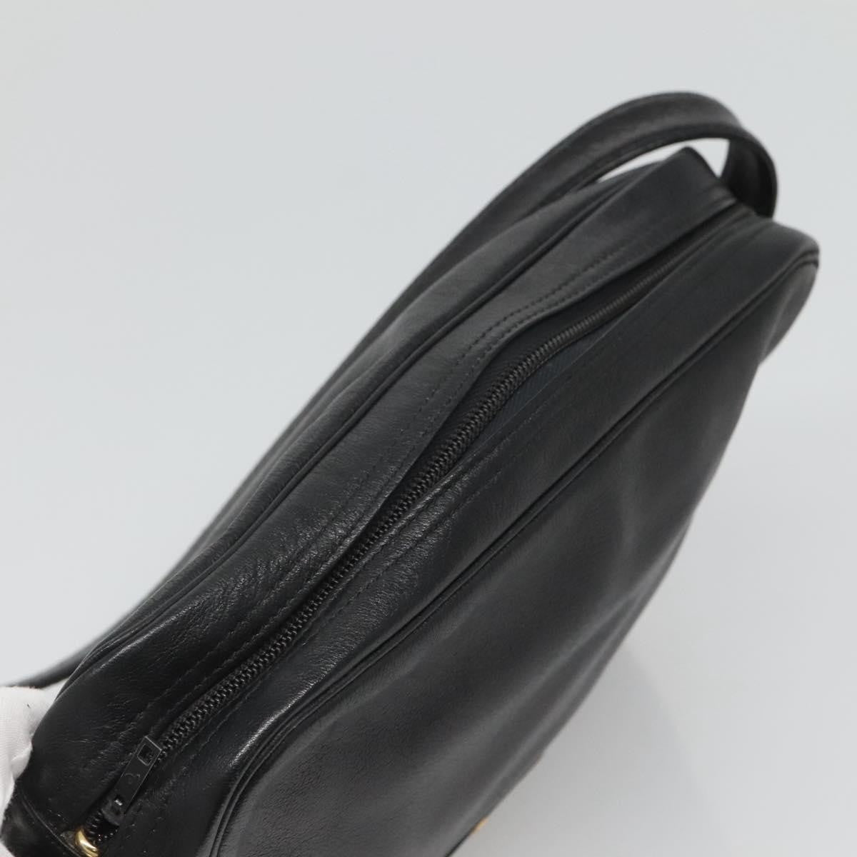 Christian Dior Shoulder bag Leather, BLACK, LEATHER, Shoulder bag