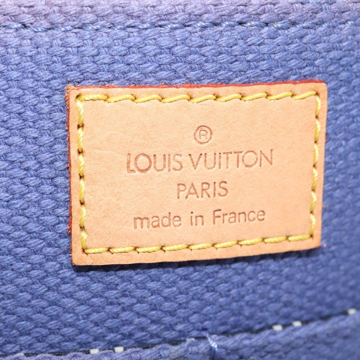 Louis Vuitton Antigua Besace Messenger Bag Canvas, BLUE, CANVAS, Shoulder bag