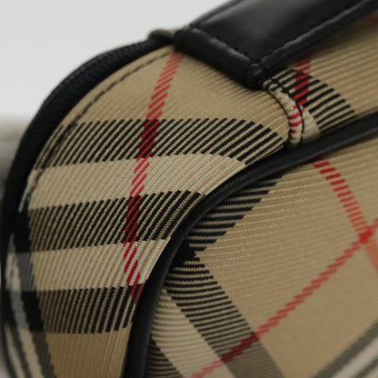 Burberry Nova check Pochette Nylon, BEIGE, NYLON, Clutche & pouche