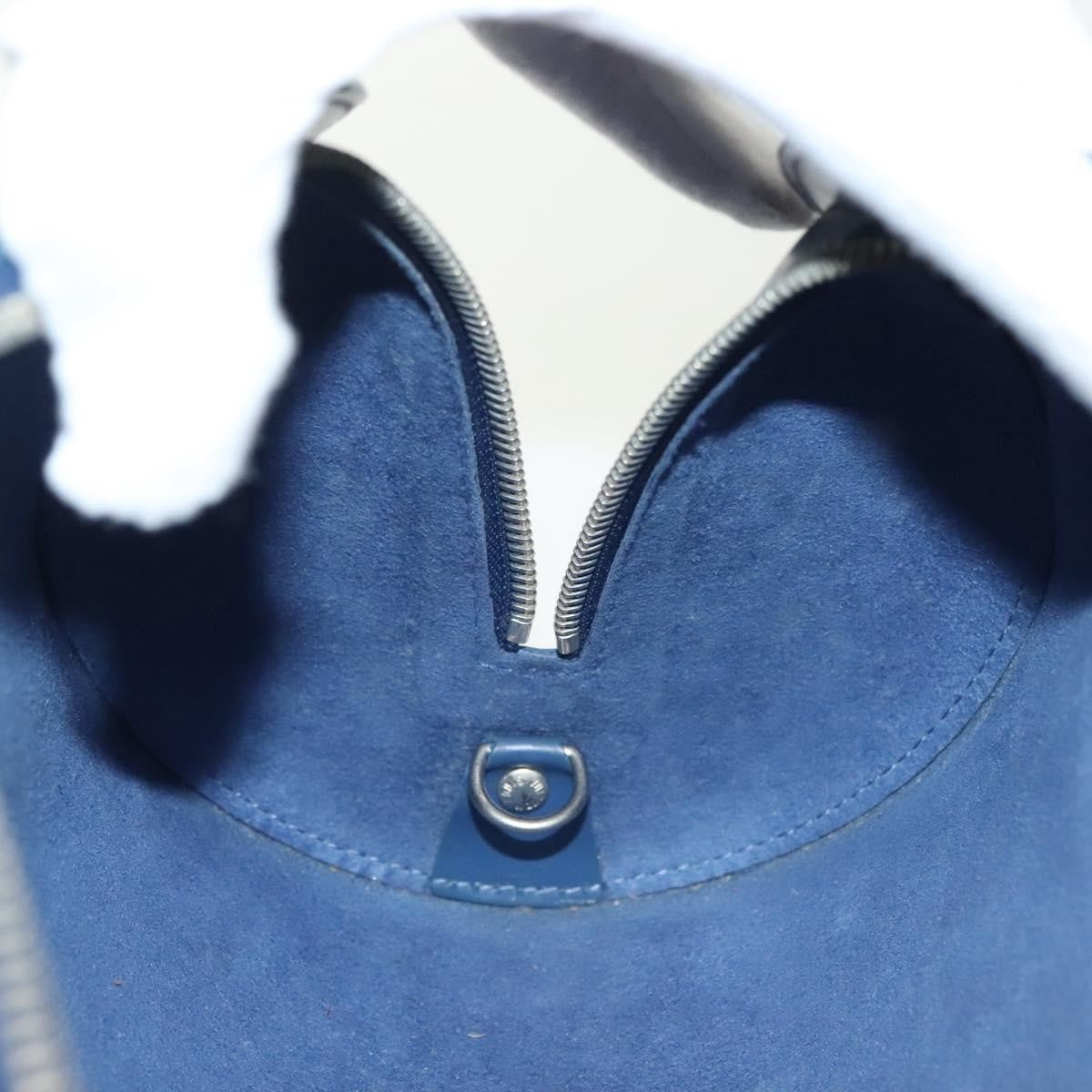 Louis Vuitton Soufflot Handbag Epi Leather, BLUE, LEATHER, Shoulder bag