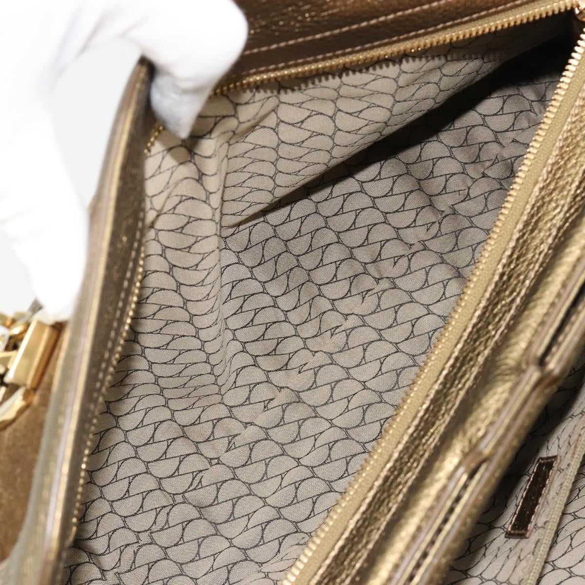 cartier Chain Ladonia Shoulder Bag Leather, Gold, Suede, Tote Bag